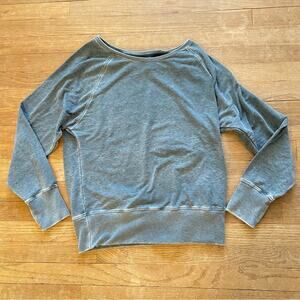 Sunday's Two green long sleeve sweatshirt shirt top B27